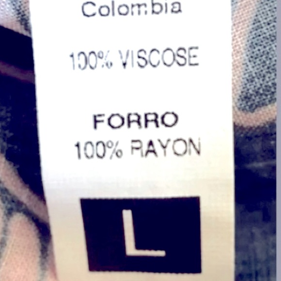 $109 Maaji Swim Cover Up Beach Skirt Large High Low Viscose Lined Smocked Waist - Picture 7 of 11